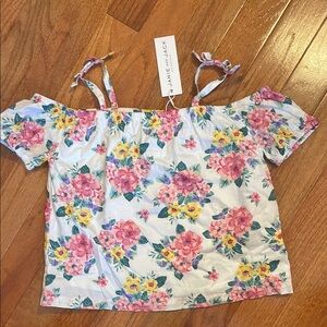 Janie & Jack New Floral Girls Top 4T. Girly shirt